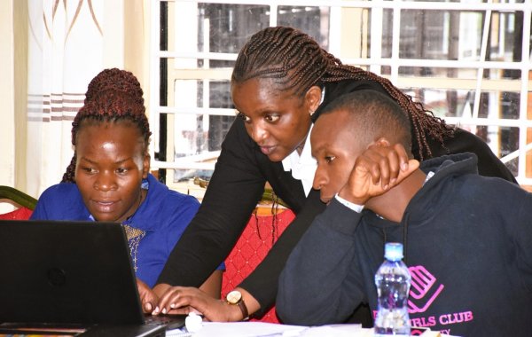 Listen to the listeners; Caption: LCMC. Face-to-face training held in November 2023 in Nairobi, Kenya.